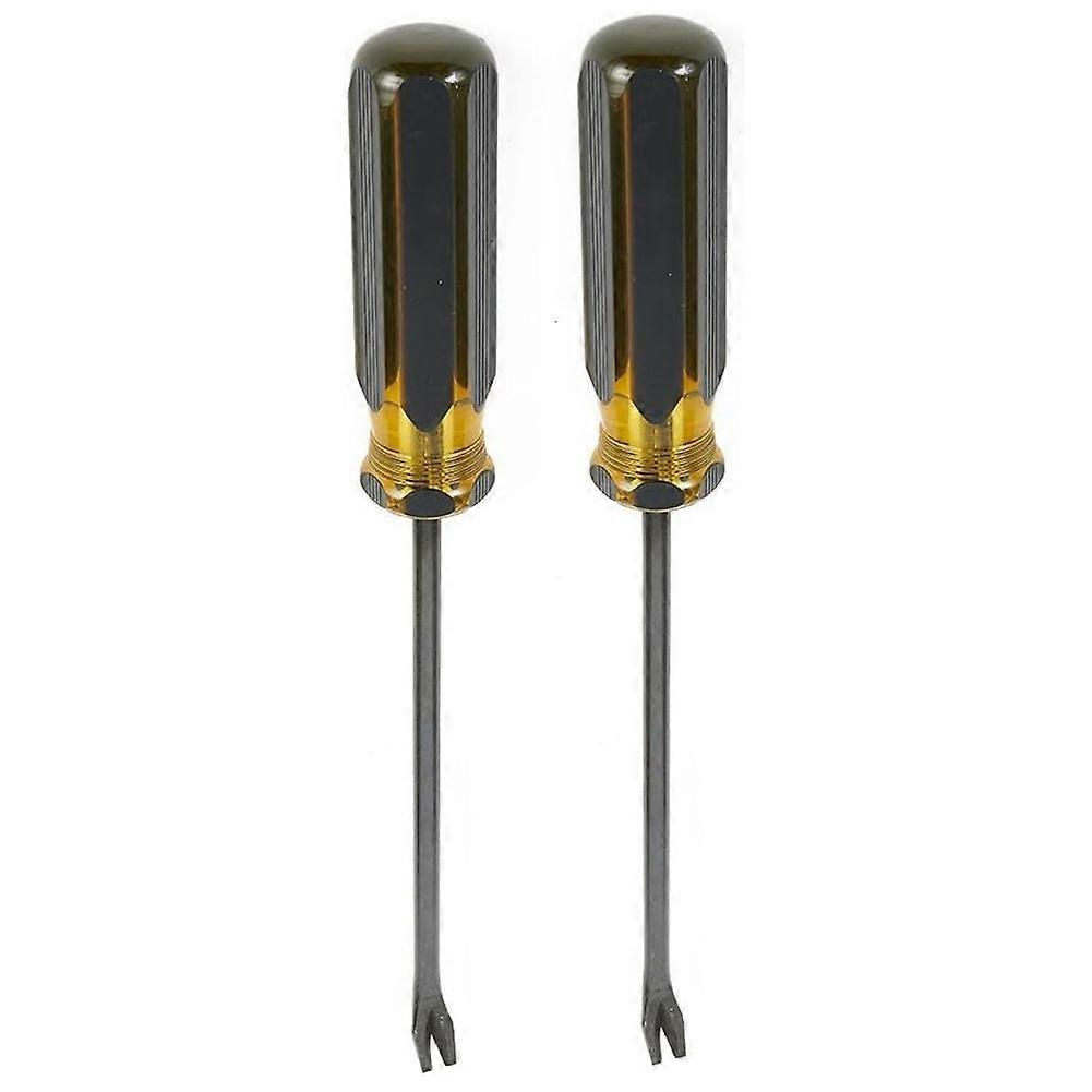 2PCS Upholstery Puller Tool with V Shaped Head for Effortless Tack and Staple Lifting