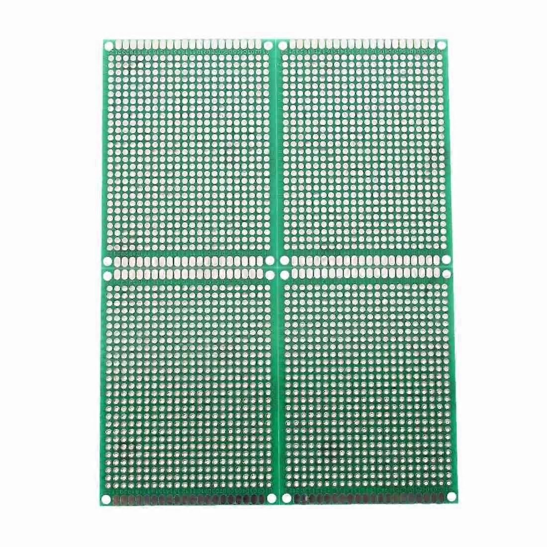 4pcs Double-Side Prototype FR-4 PCB Stripboard Universal Printed Circuit Board 6*8cm Size