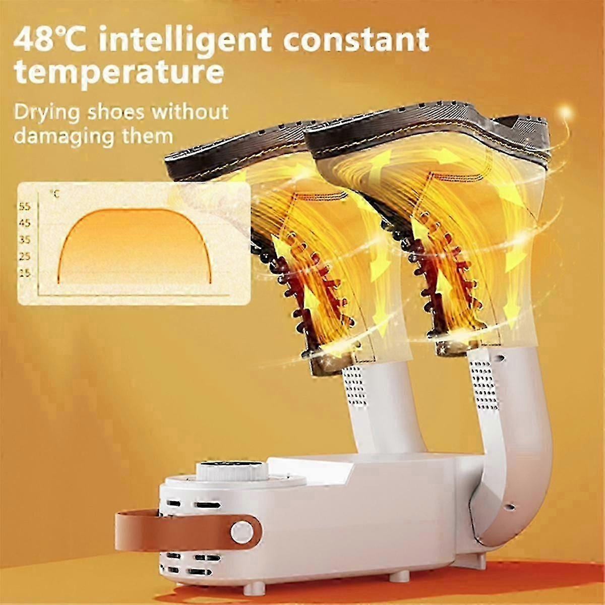 Intelligent timer shoe dryer for quick drying shoes