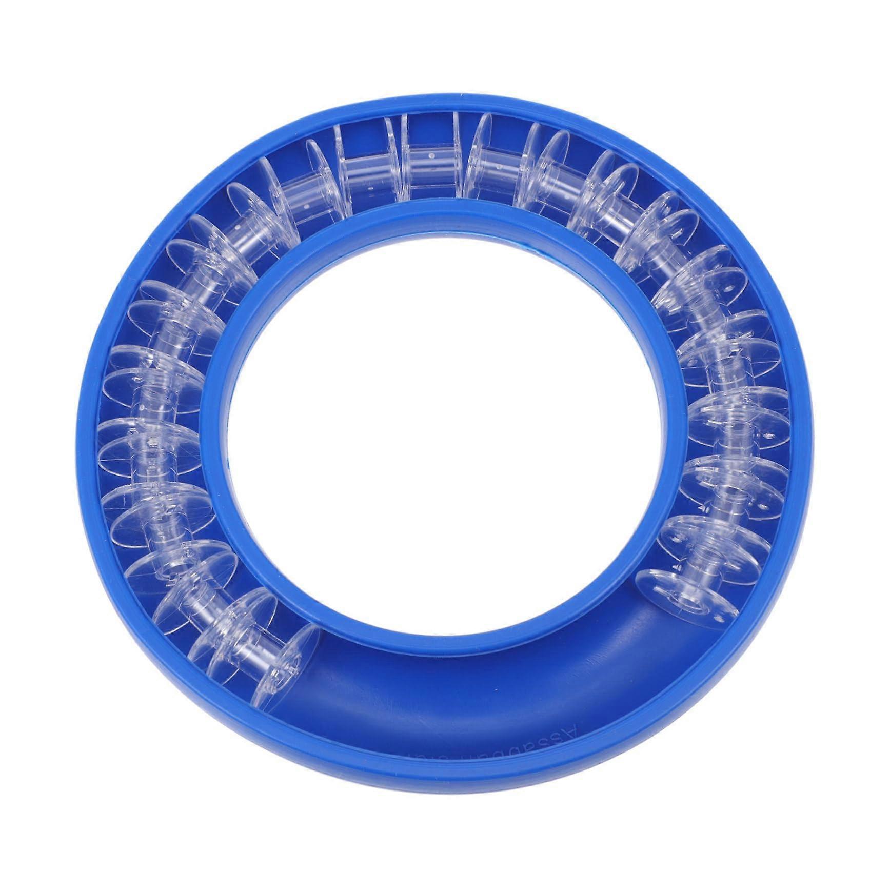 Sewing Bobbin Organizer Box with Holder Prevents Thread Tangling and Keeps Bobbins Dust