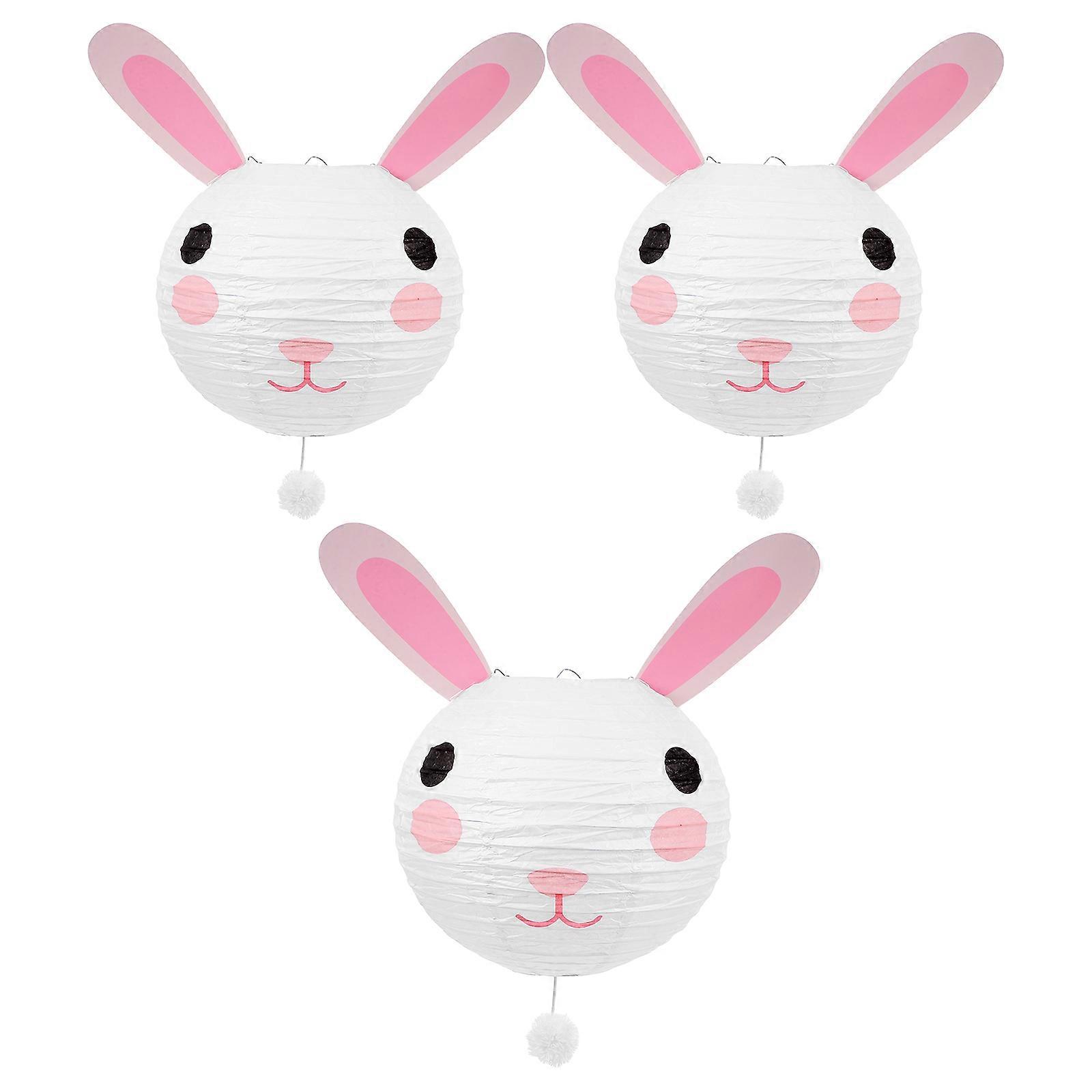 Easter Decorations Lanterns Hanging 3Pcs for Party Decor