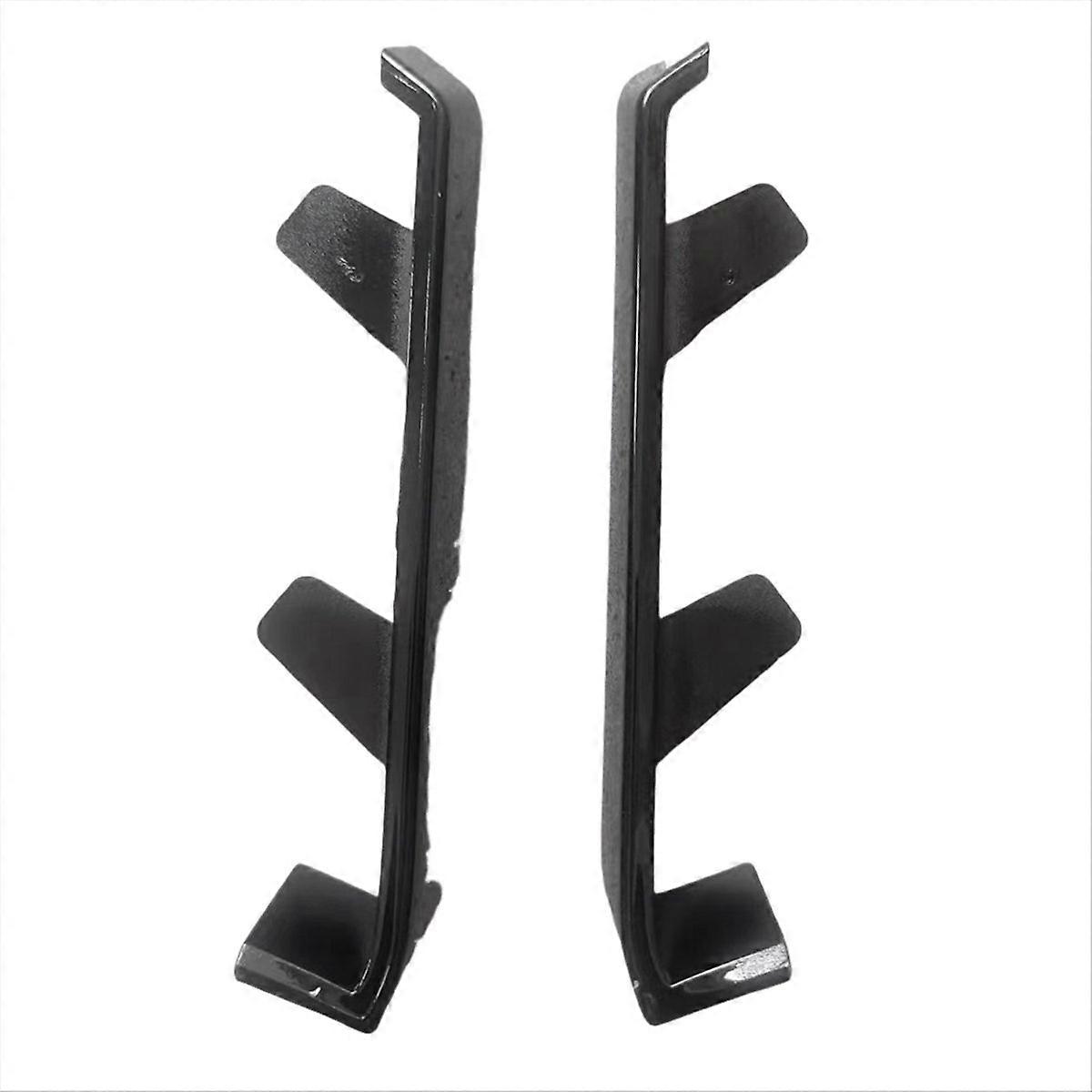 1Pair Front Bumper Trim Plate Bracket 670098798 670098797 for Maserati Ghibli 2018-2020 Headlight Si Black