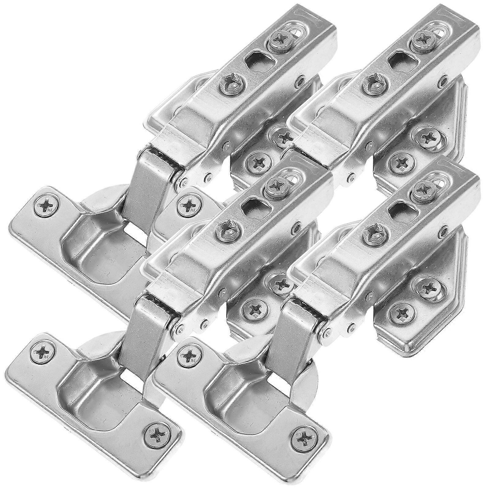 Hidden Cabinet Hinges Full Overlay Soft Close Hinge 4Pcs for Door Use