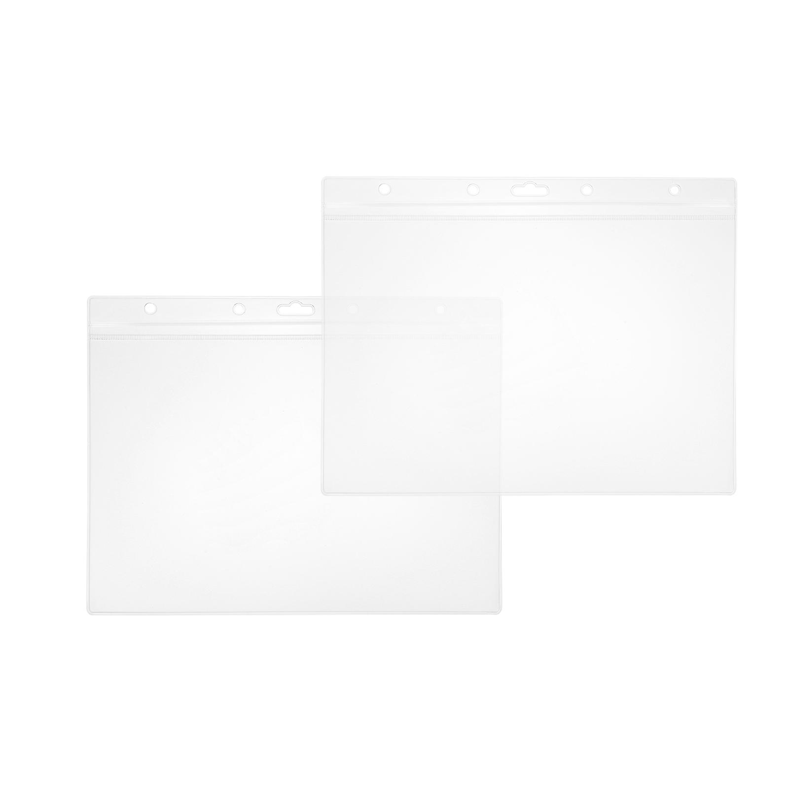 PVC Document Protective Covers for Protection Use 2Pcs Transparent Durable File Covers