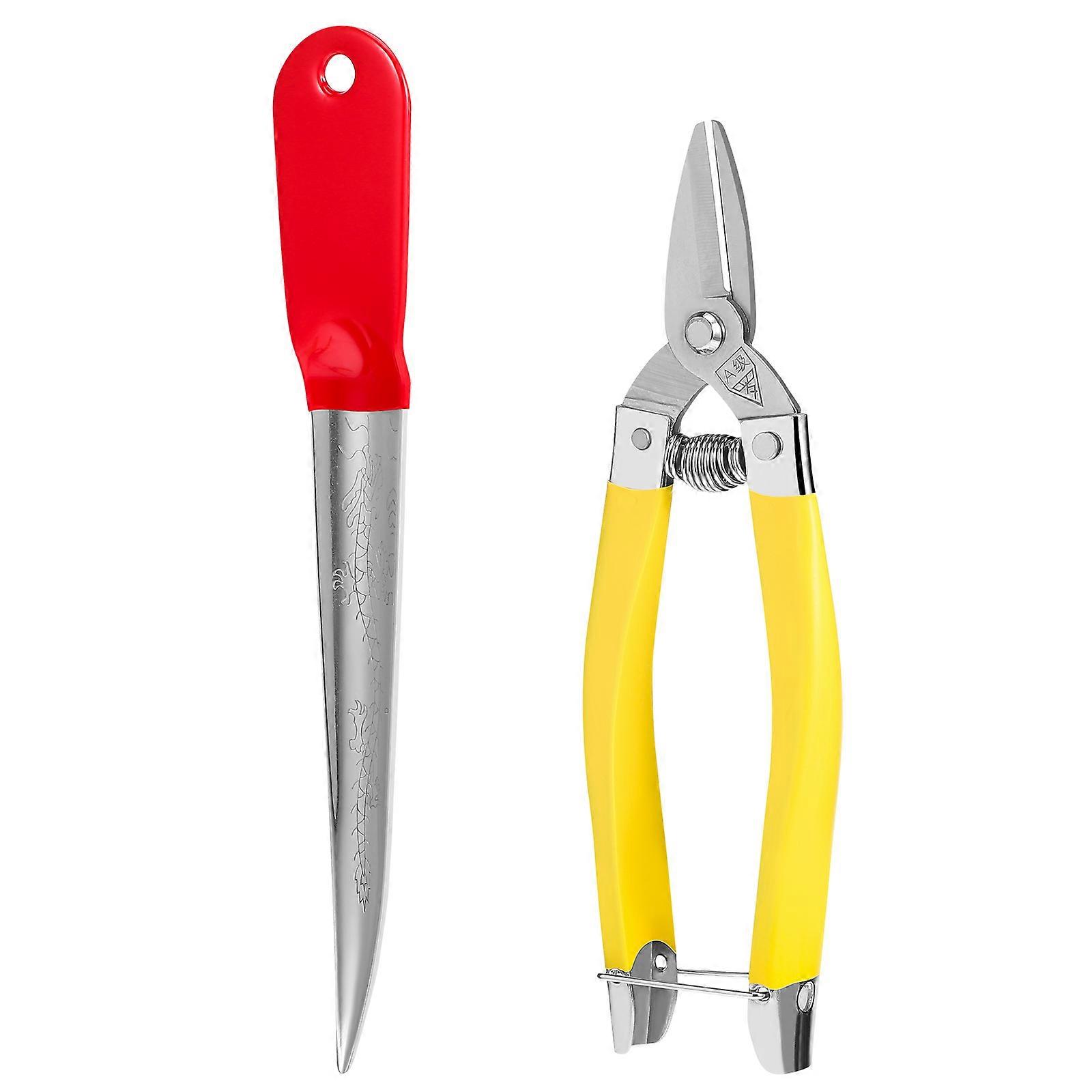 Rattan Repair Kit Metal Tool Set for Precise Weaving with Prying