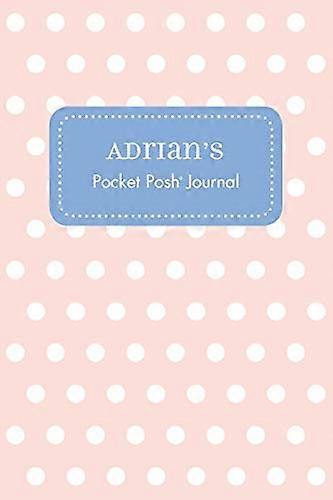 Journal chic de poche d'Adrian, à pois