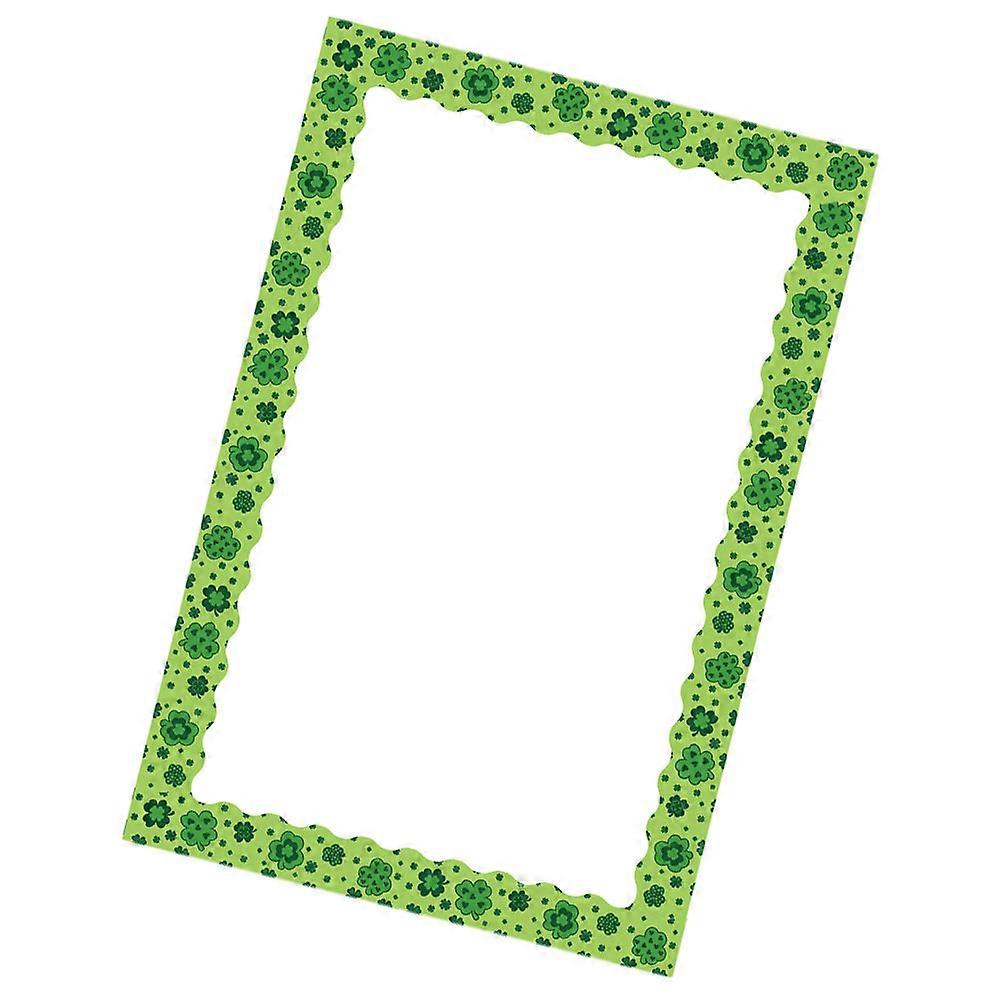 Green Blackboard Border Sticker for Decor 1 Roll St Patricks Day Theme