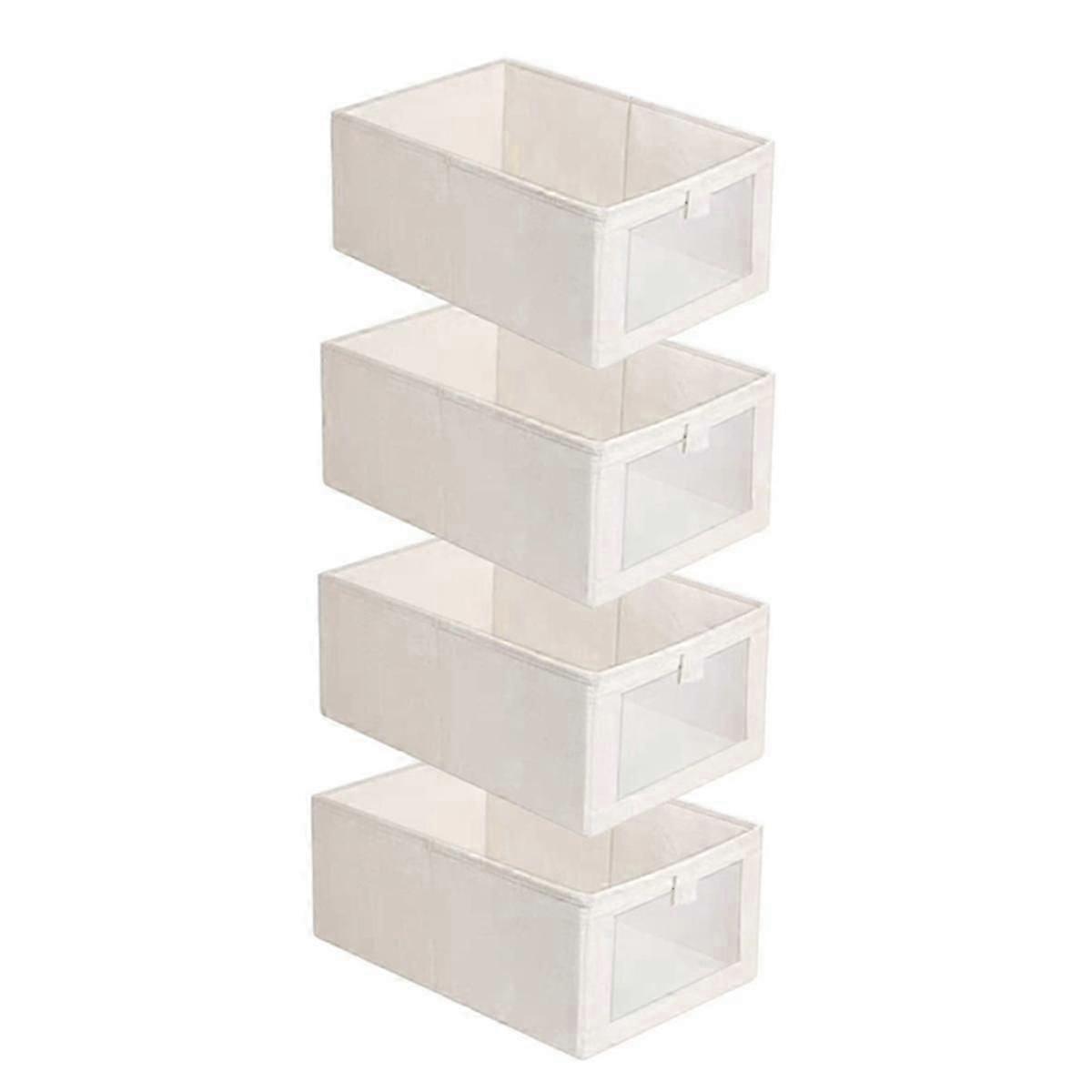 4-pack förvaringsfack - Klädskåpsorganisatör