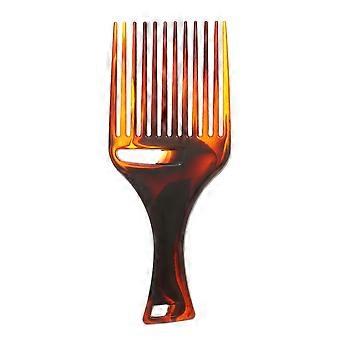 Afro Hair Pick Comb Plastic Fork Comb for Smooth Detangling and Easy Styling Control
