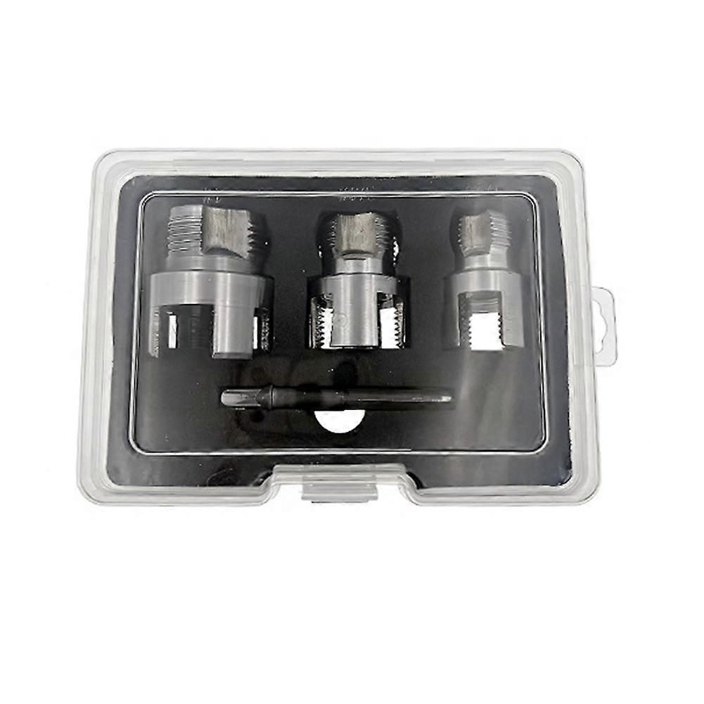 PVC Pipe Thread Cutting Tool Kit for DN15 DN20 Pipes with Integrated Internal & External Threading