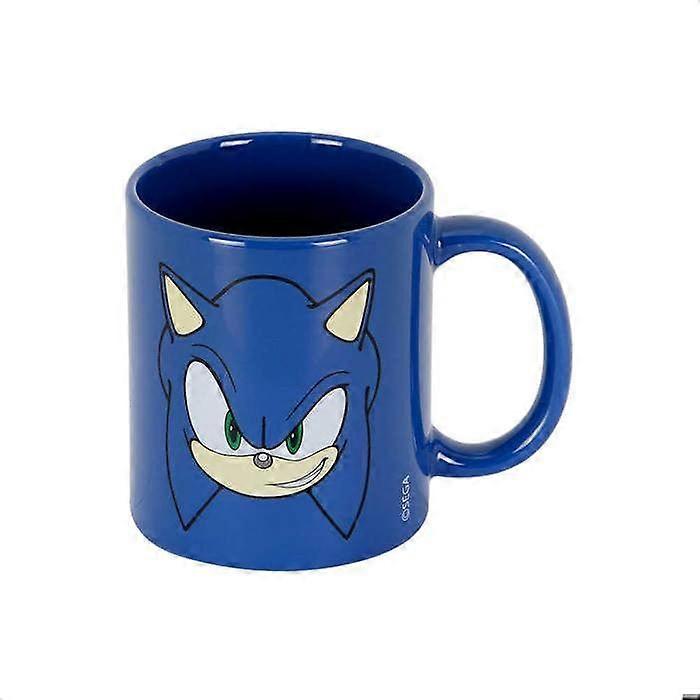 Cup - Sonic Face - Blauw - One Size