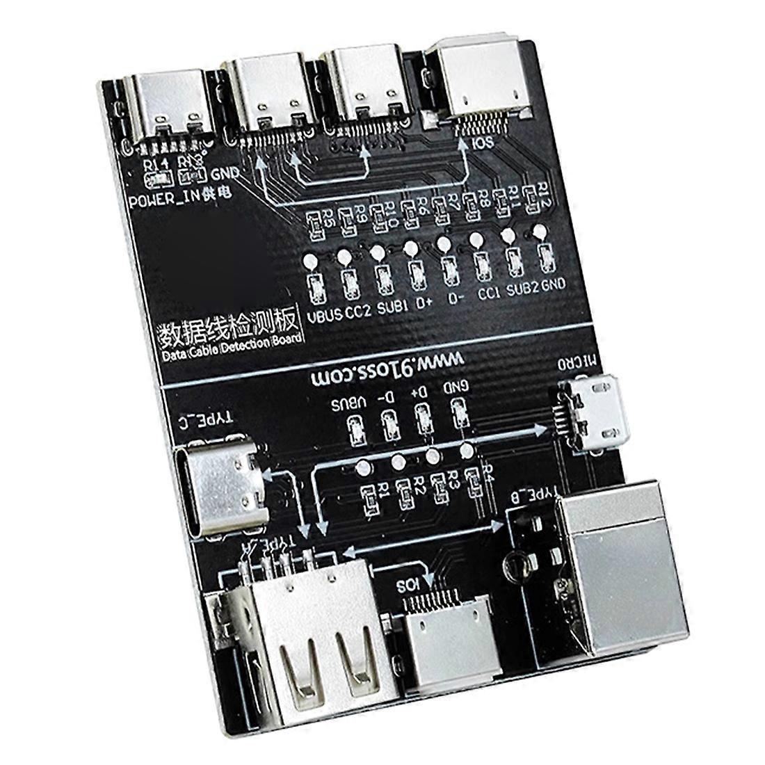 T5 Multi-Function Cable Testing Module Data Cable Tester with Anomaly Detection & Rapid Diagnosis for USB/Type-C/Lightn