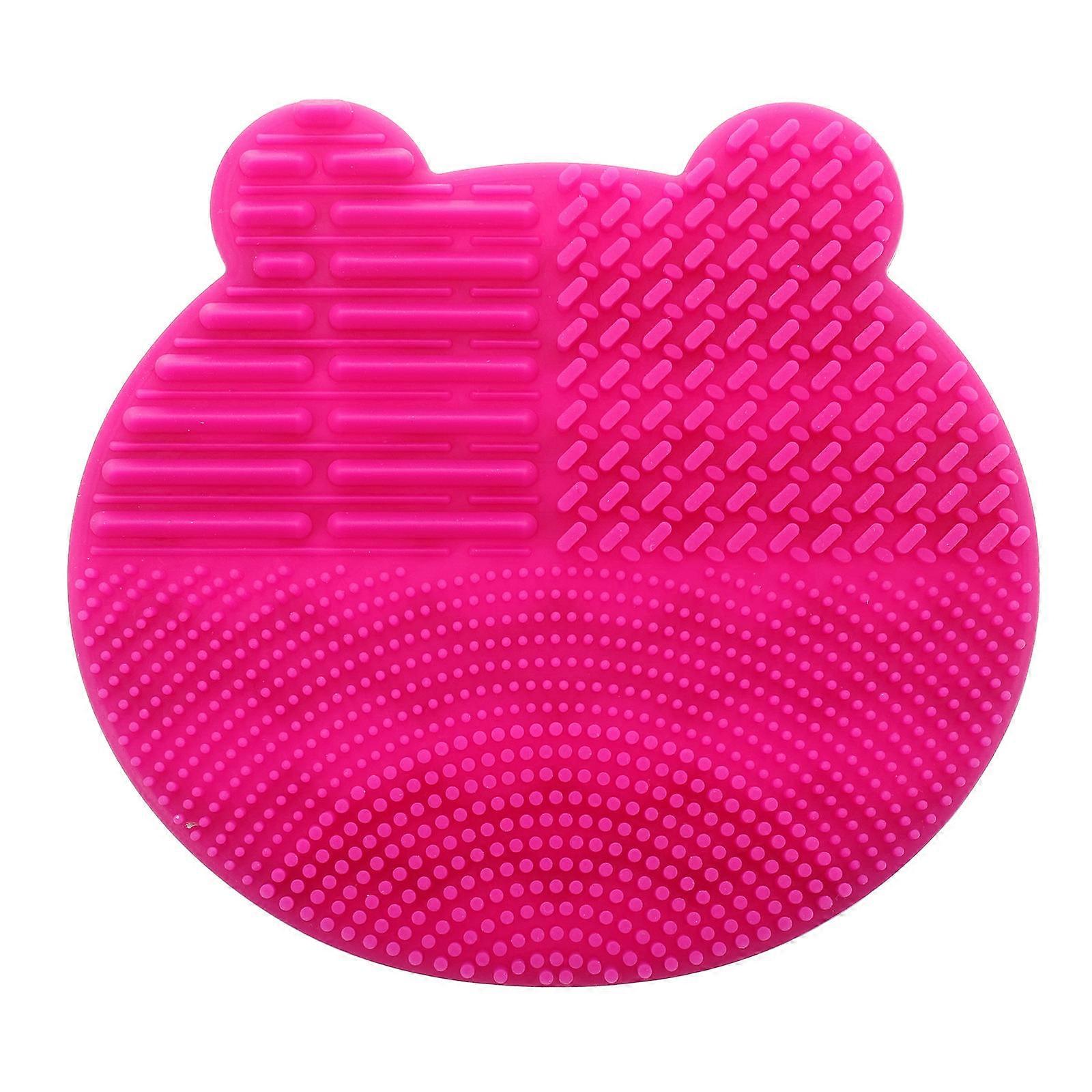 Makeup Brush Cleaning Mat Silicone 2 in 1 Brush Stand Kit
