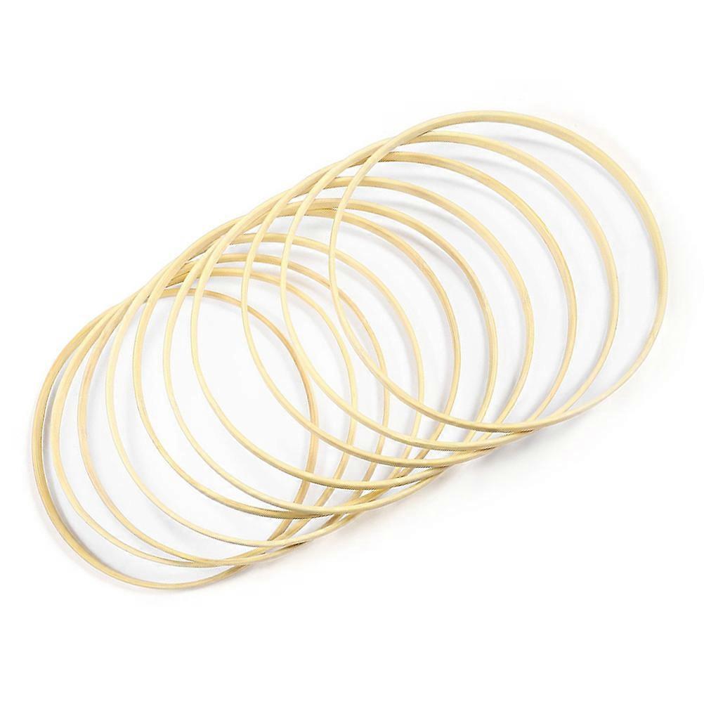 DIY Bamboo Dreamcatcher Ring Set for Crafting Includes 13 Round Frames