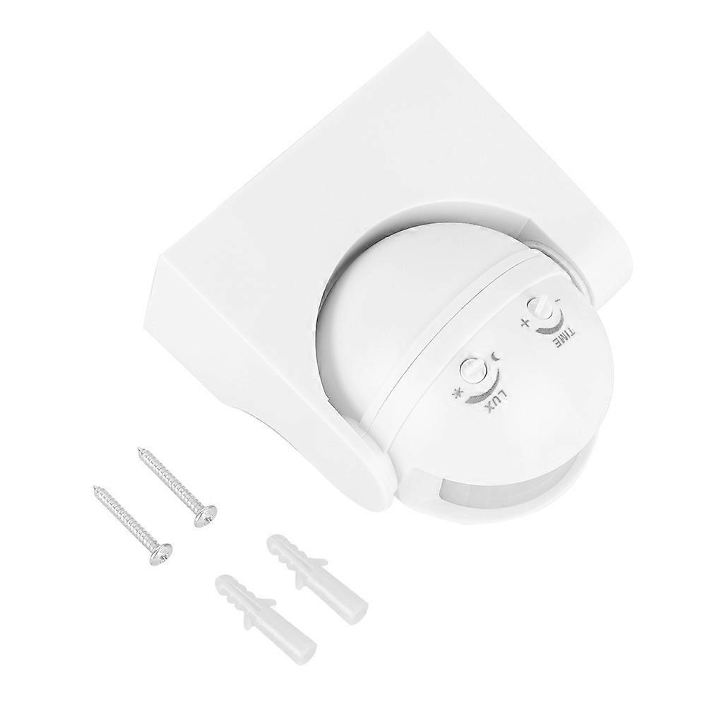 Motion Sensor Light For Wall Mount, Dusk To Dawn Switch Automatic Control Security Lighting Motion Detection With Adjustable PIR Sensor For Corridor