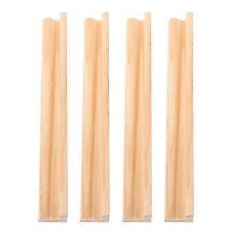 hard 4pcs Domino Holder Wooden Domino Racks Domino Tiles Trays Domino Game Accessories good