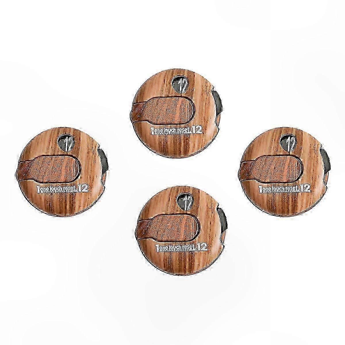 Golf Score Counter 4 Pack - Stroke Tracker compatible with Golfers