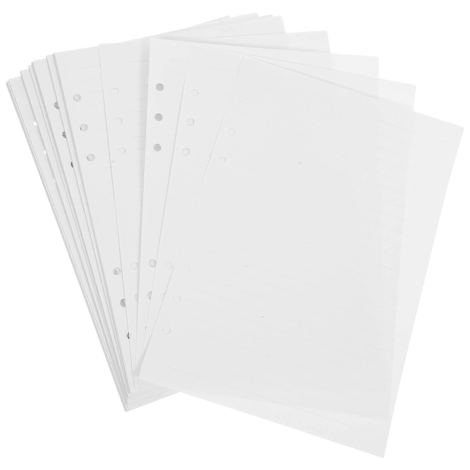 Loose Leaf Paper Planner Binder Paper for Notebook 80 Sheets Refill