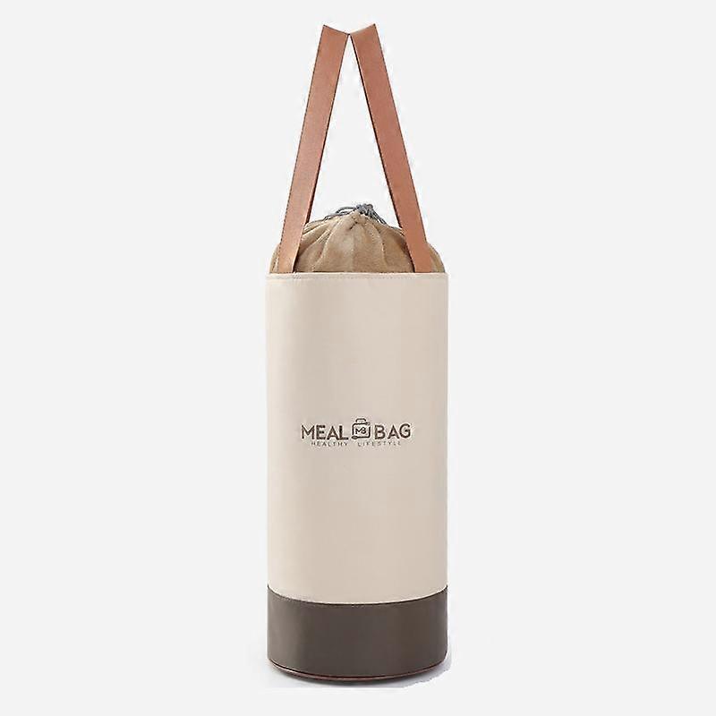 Thermal Insulated Round Lunch Bag Large