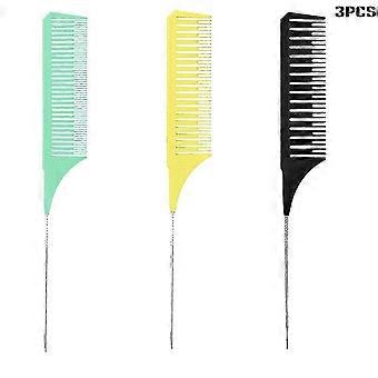 3 Sizes Anti-static Hairdressing Strand Comb for Hair Dye Tinting Brushes with Teeth