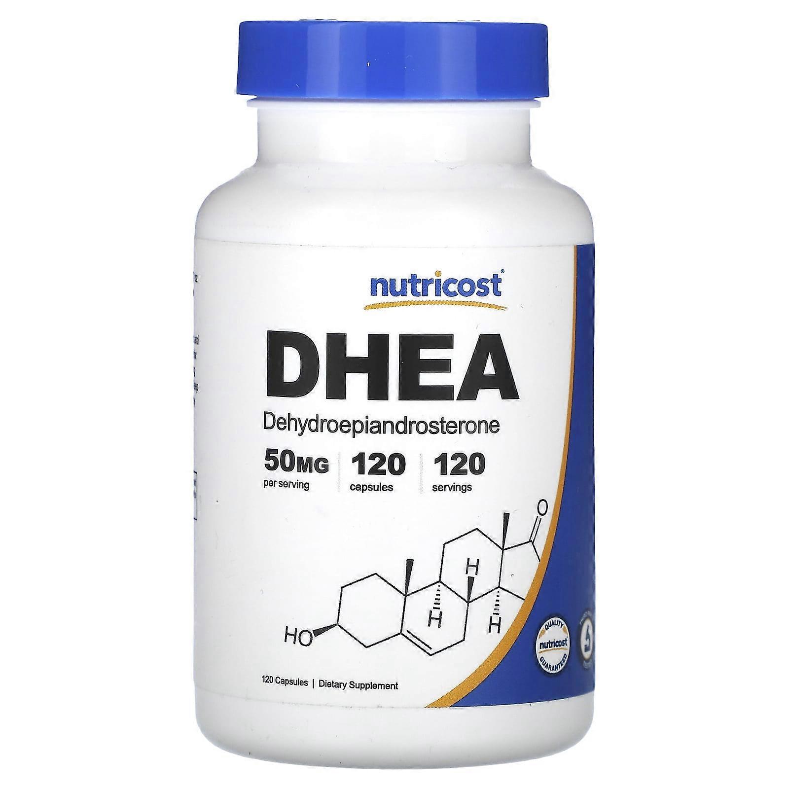 Nutricost, DHEA, 50 mg, 120 Capsules, 2-Pack