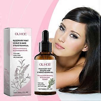 Rosemary Hair Essential Oil Nourishes hair and scalp thoroughly, smooths frizzy strands, perfect for scalp massage and daily household hair health con