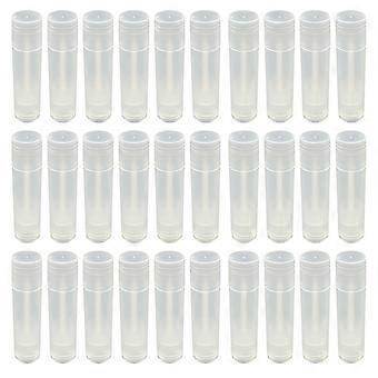 30pcs 5g leere Lippenbalsam Tuben Klare Lippenbalsam Behälter Tuben DIY Kosmetikwerkzeug