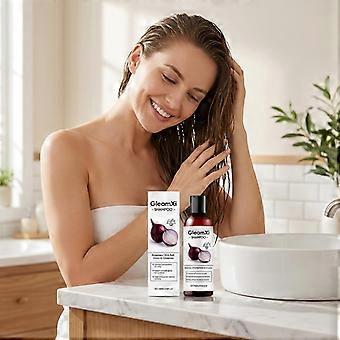 GleamXi Rosemary & Red Onion Shampoo 100ml - Scalp Cleansing & Hair Thickening Shampoo