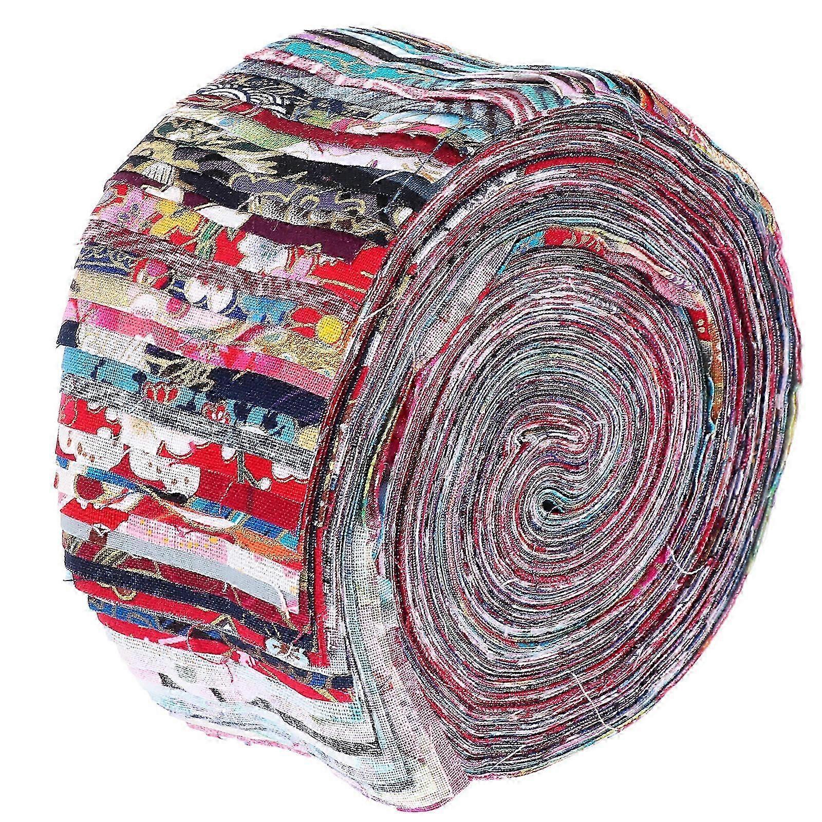 Fabric Strip Printed Cotton Cloth for Sewing Patchwork 72Pcs Bundle