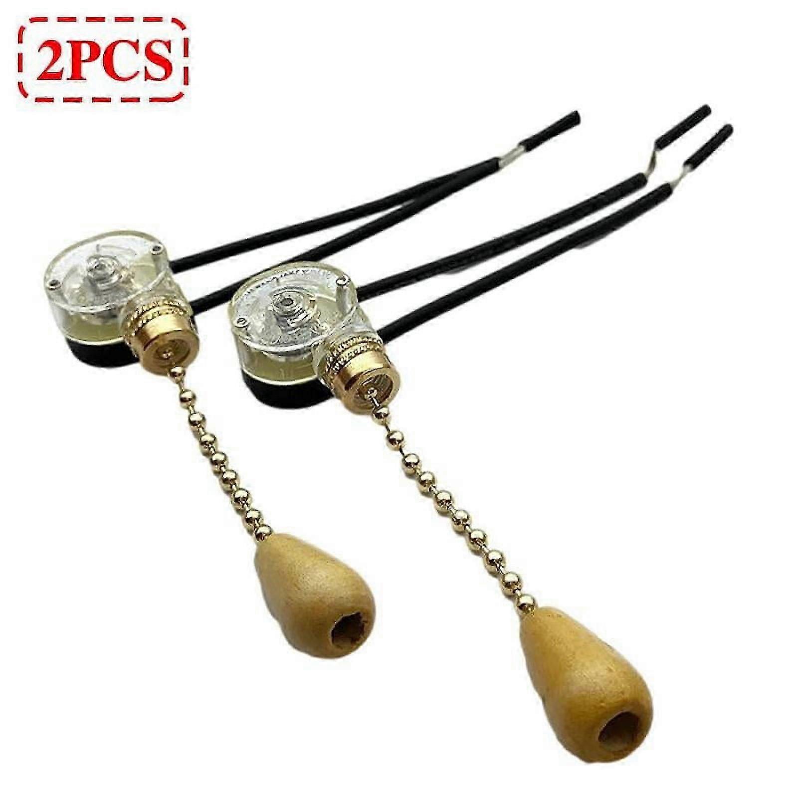 HFLWYWD Universal Ceiling Fan Wall Light Replacement Pull Chain Cord Switch