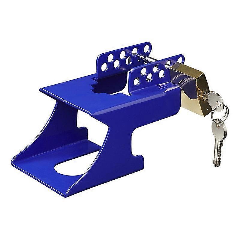 Coupling lock with padlock in blister