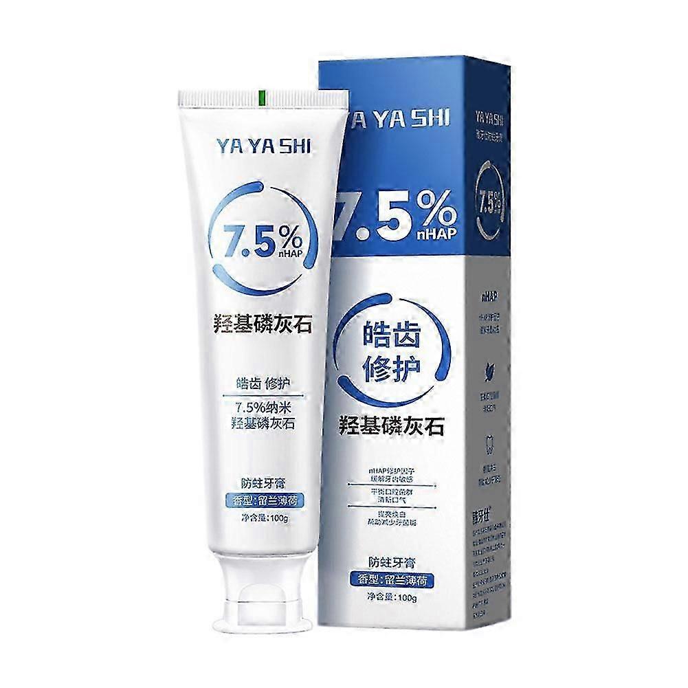 7.5% Hydroxyapatite Toothpaste Removes Yellow Tooth For Sensitive Stains^|