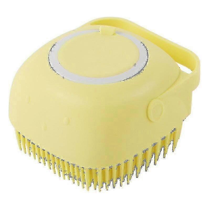 Square Pet Silicone Bath Massage Brush