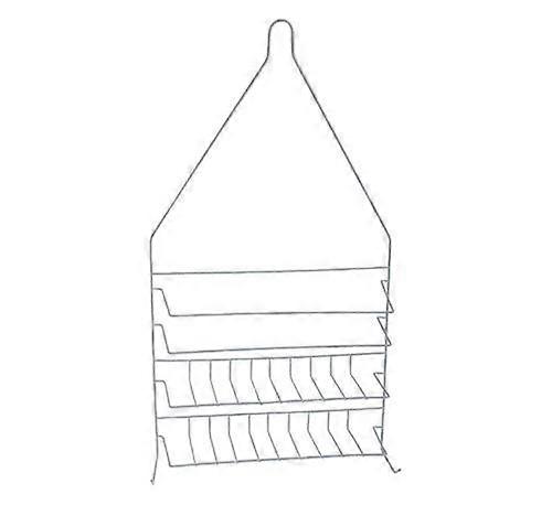 Wire Shower Caddy - 48cm Plastic Coated - 8 Pack