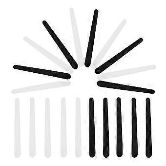 Makeup Spatula Plastic Frosted Tip Cosmetic Spatula for Sampling 20Pcs
