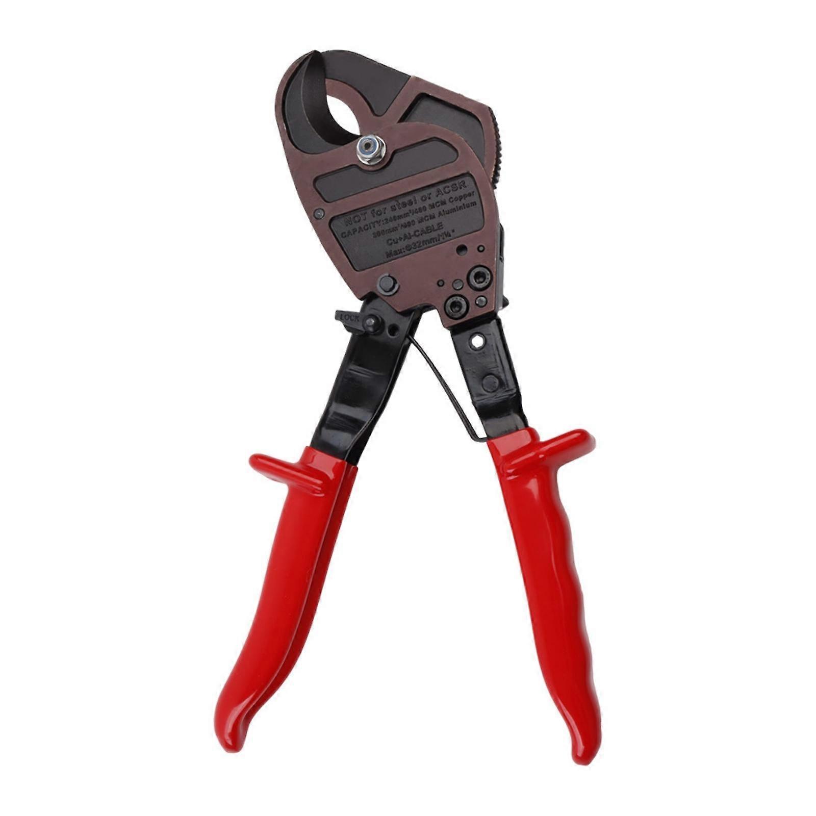 Ratchet Cable Wire Cutting tool Insulated Wire Shear Quick Release Tools for