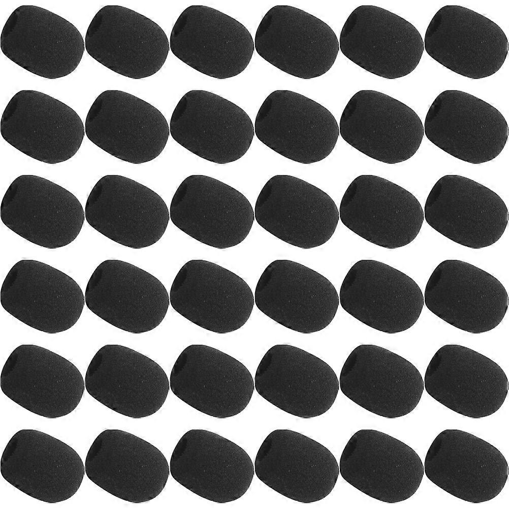 50pcs Microphone Covers Sponge Microphone Covers Microphone Windscreen Sponge Covers