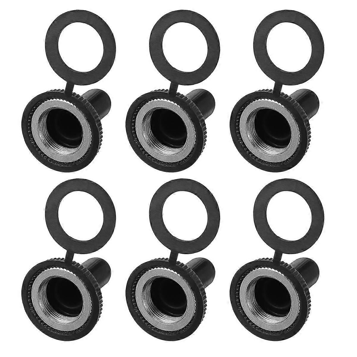 20pcs Electrical Toggle Switch Cover Weatherproof Protector (Black)