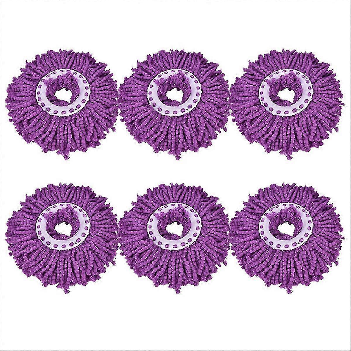 6Pcs Spins Mops Head Replacement