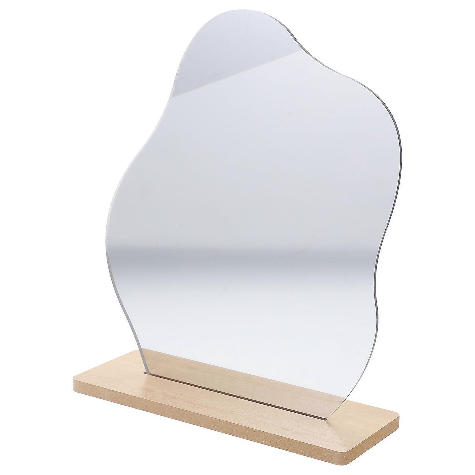 Decorative Aesthetic Mirror with Stand for Table Makeup 5Sets