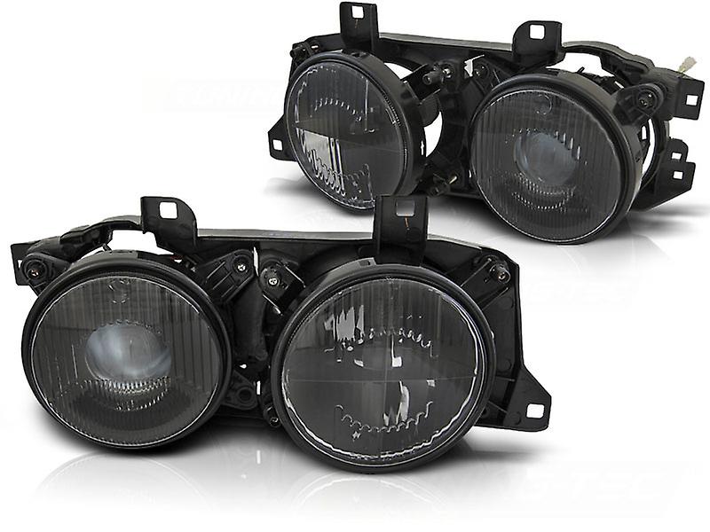 Faróis BMW E32/E34 PRETO