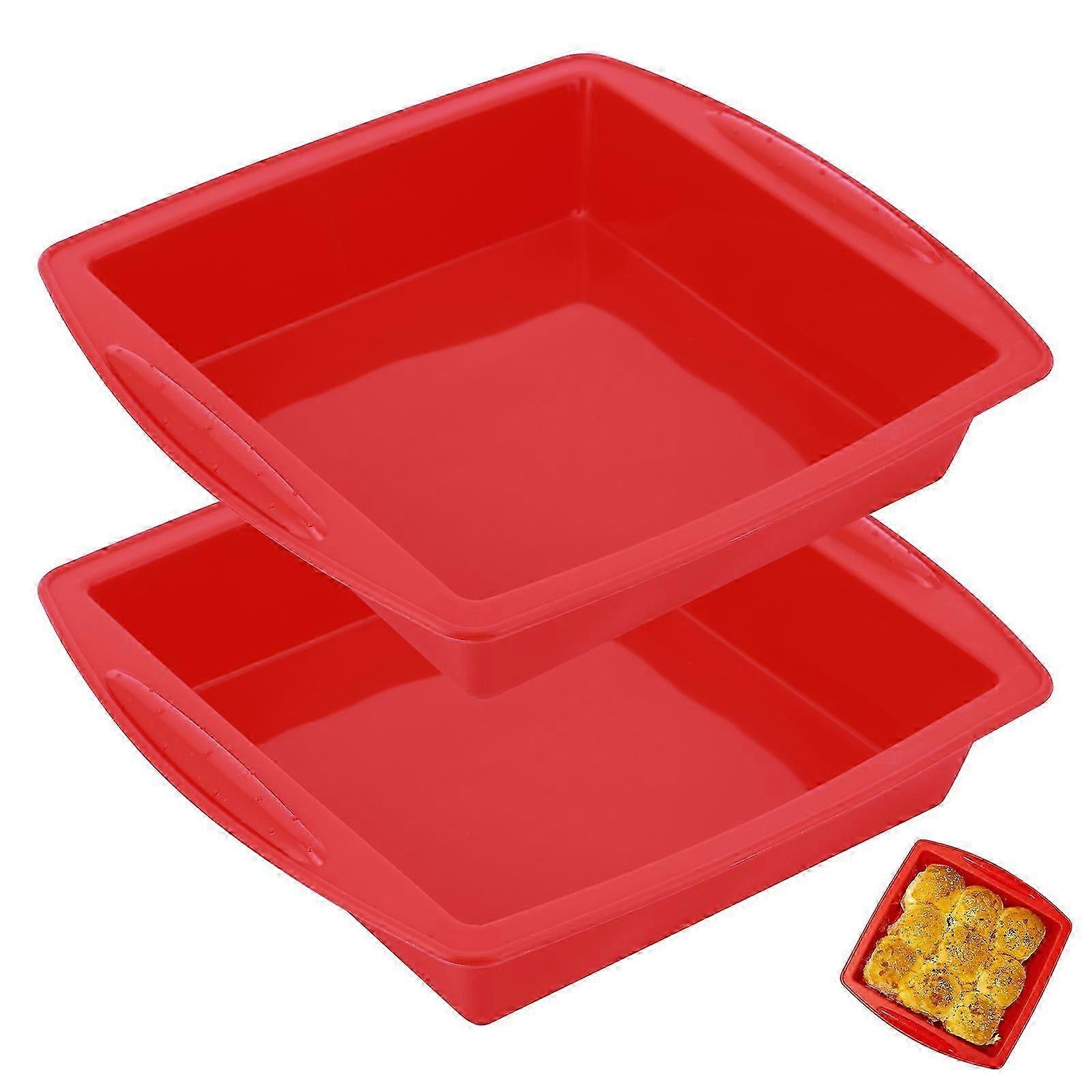 High Temperature Resistant Silicone Mold Cake Baking Tool 2pcs Bagged