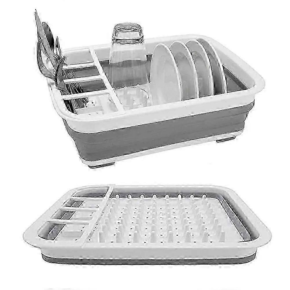 Foldable Kitchen Dish Rack for Storing Tableware,Bowls and Chopsticks