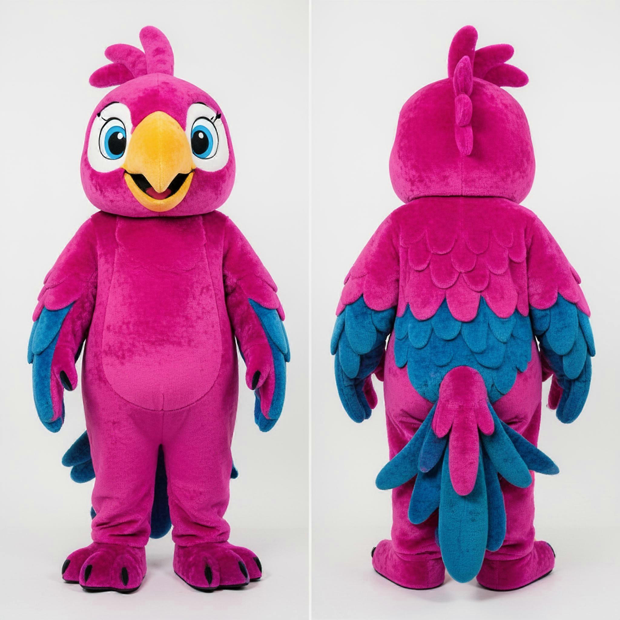 MASTICOT Magenta Vibrant Macaw Mascot