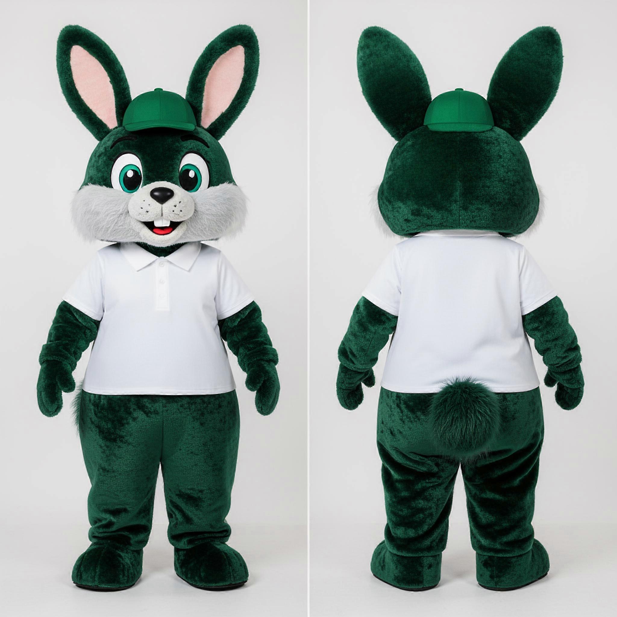 MASTICOT Emerald Green Broad Shouldered Aglet Mascot