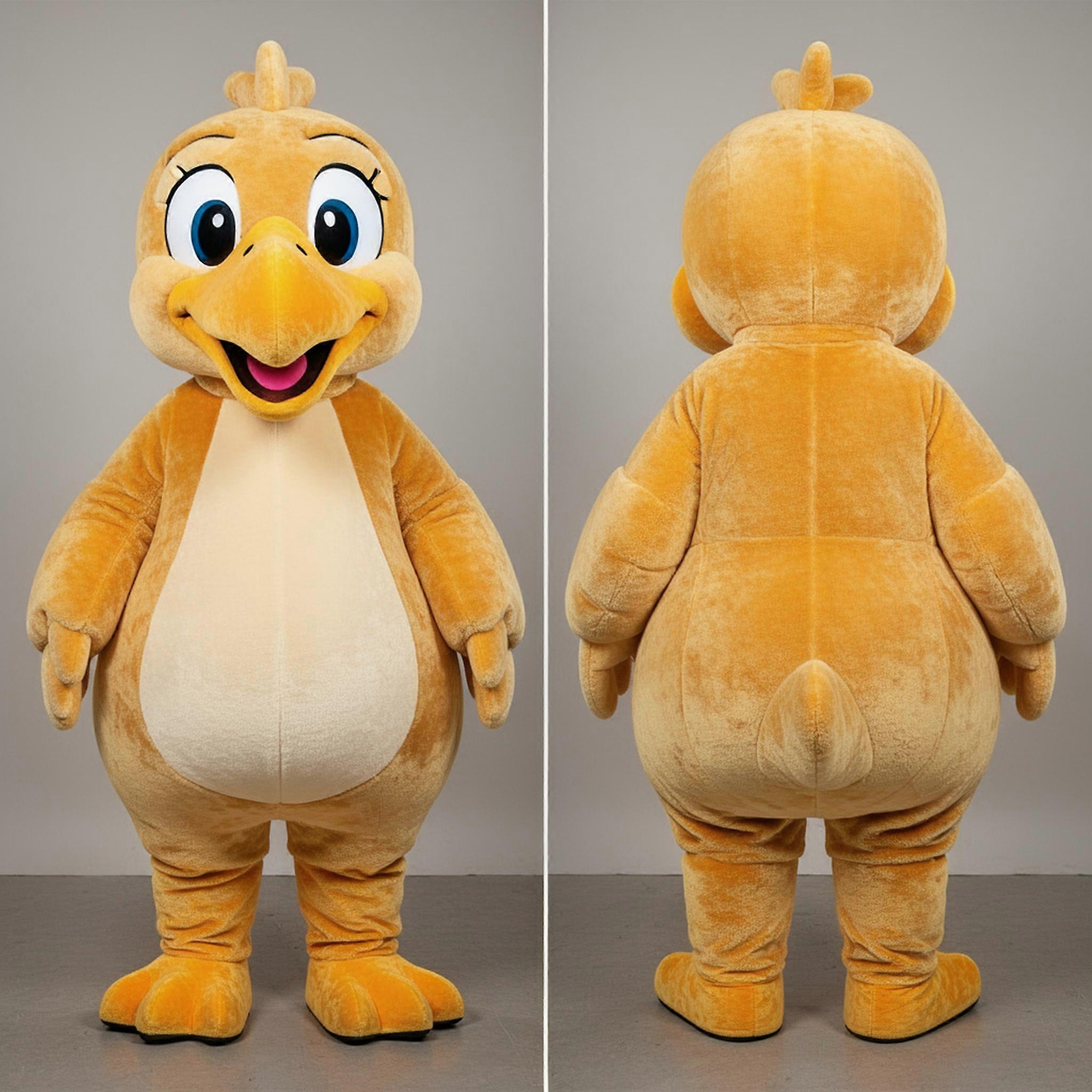 MASTICOT Golden Plush Dodo Bird Mascot