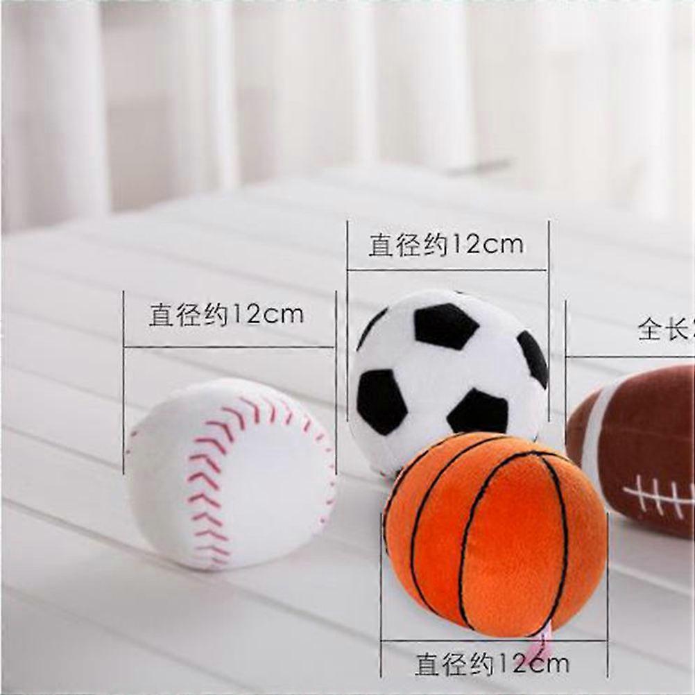Ballon de football en peluche à commande vocale pour bébé (1 pièce)