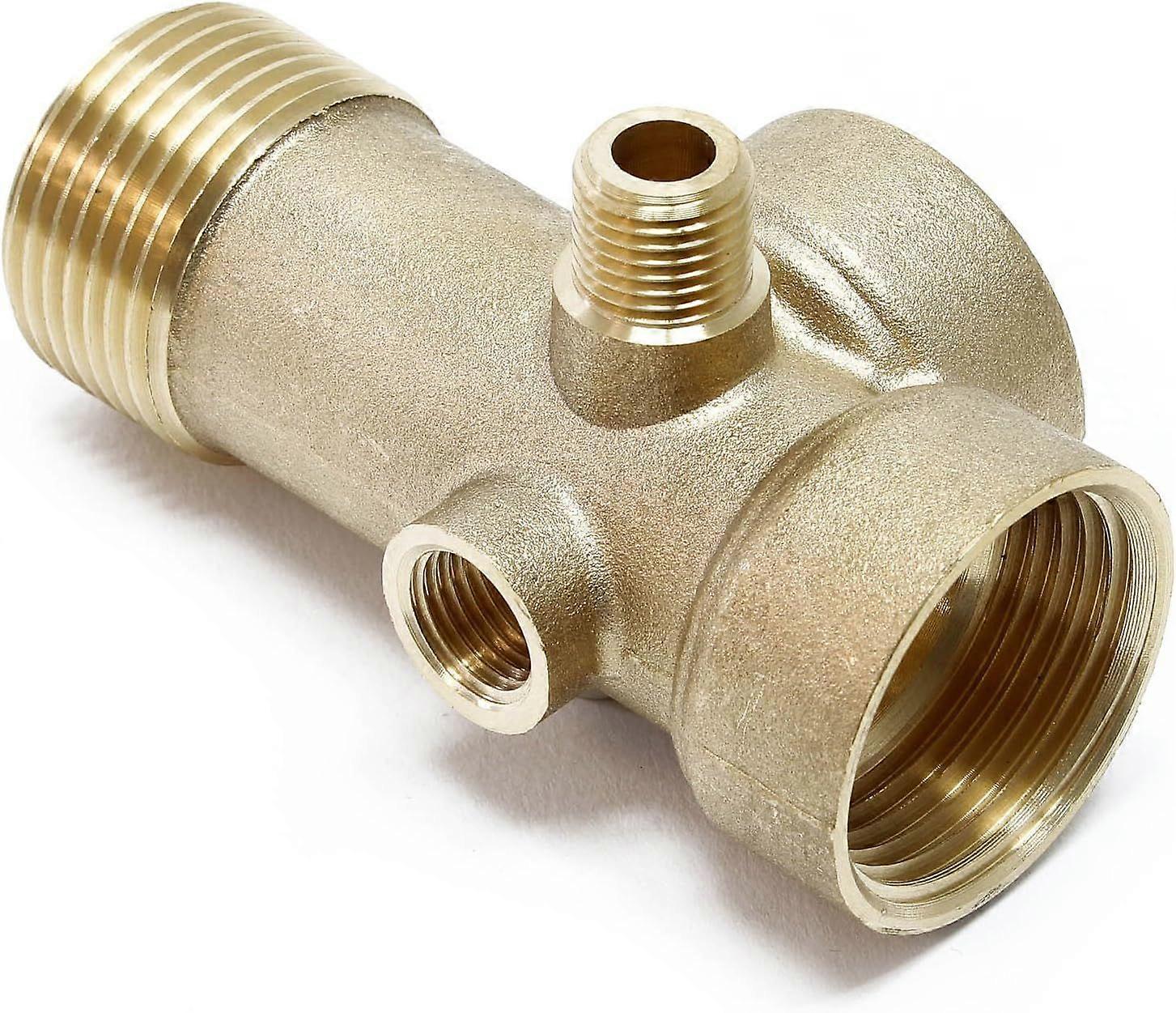 Messingmontering 5-vejs DN25 1" DN13 1/4" Blæretank tryktanke