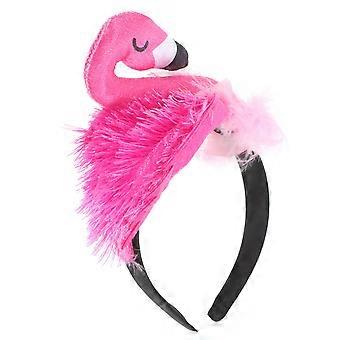Kreativer Flamingo-Hut, rosa Flamingo-Stirnband als Foto-Requisite