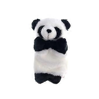 Hand Doll for Kids Giant Panda Toy for Play 25Cm Black Puppet